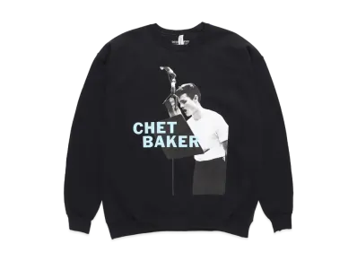 WACKO MARIA CHET BAKER / SWEAT SHIRT #3 "Black"