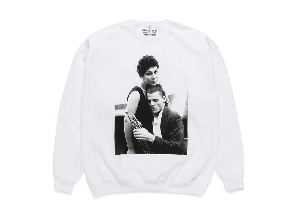WACKO MARIA CHET BAKER / SWEAT SHIRT #4 "White"