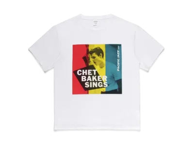 WACKO MARIA CHET BAKER / WASHED HEAVY WEIGHT T-SHIRT #1 "White"