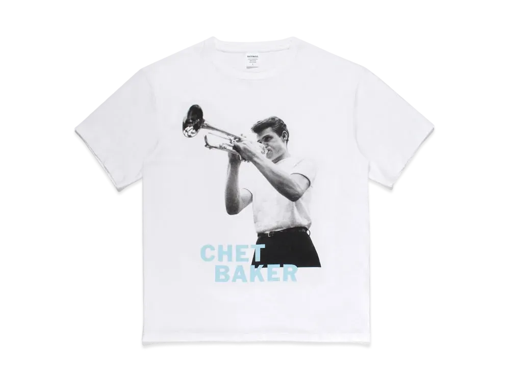 Chet Baker Tシャツ ホワイト Chet Baker Tシャツ ホワイト 白 t シャツ 無地