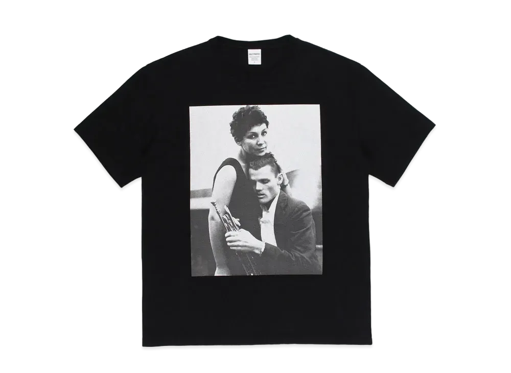 WACKO MARIA CHET BAKER / WASHED HEAVY WEIGHT T-SHIRT #4 "Black"