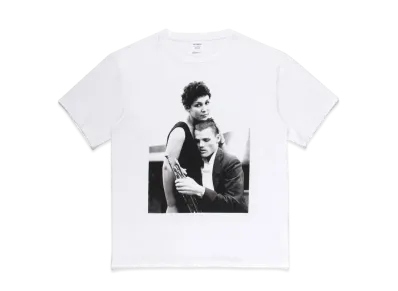 WACKO MARIA CHET BAKER / WASHED HEAVY WEIGHT T-SHIRT #4 "White"