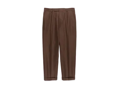 WACKO MARIA PLEATED TROUSERS (TYPE-2) "Brown"