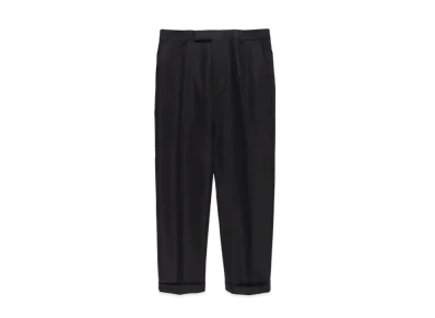 WACKO MARIA PLEATED TROUSERS (TYPE-2) "Black"