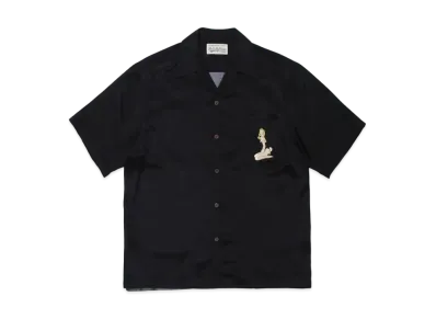 WACKO MARIA MIGHTY CROWN / HAWAIIAN SHIRT "Black"
