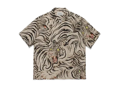 WACKO MARIA MIGHTY CROWN / TIM LEHI / HAWAIIAN SHIRT "Beige"