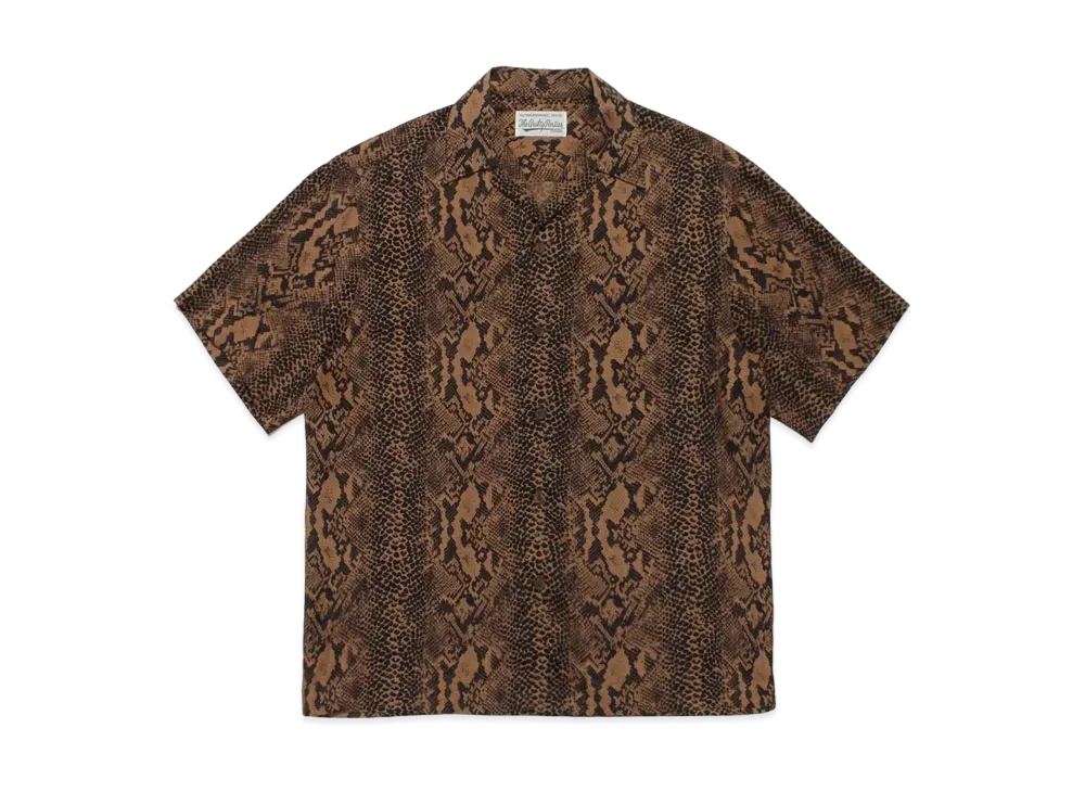 WACKO MARIA MIGHTY CROWN / HAWAIIAN SHIRT "Brown"