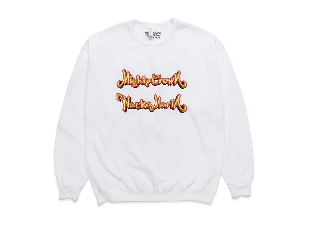 WACKO MARIA MIGHTY CROWN / SWEAT SHIRT "White"