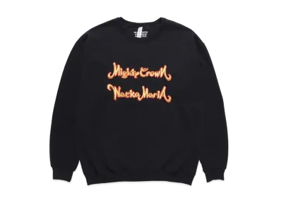 WACKO MARIA MIGHTY CROWN / SWEAT SHIRT "Black"