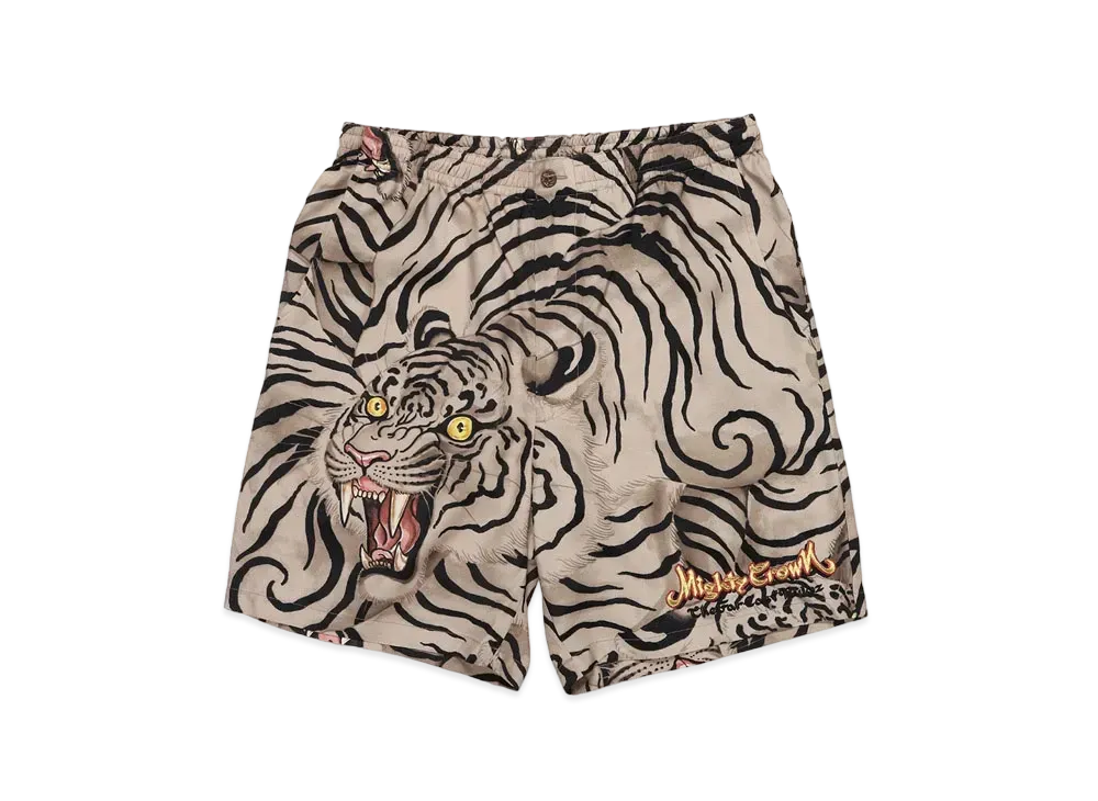WACKO MARIA MIGHTY CROWN / TIM LEHI / HAWAIIAN SHORTS "Beige"