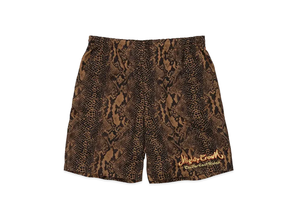 WACKO MARIA MIGHTY CROWN / HAWAIIAN SHORTS "Brown"