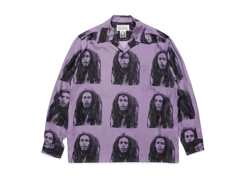 WACKO MARIA BOB MARLEY / Hawaiian Shirt "Purple"