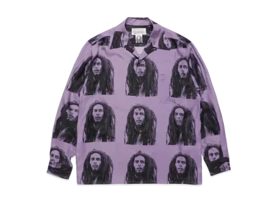 WACKO MARIA BOB MARLEY / Hawaiian Shirt "Purple"
