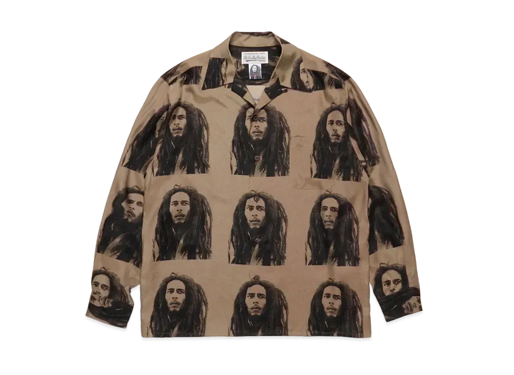 WACKO MARIA BOB MARLEY / Hawaiian Shirt "Beige"