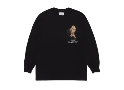 WACKO MARIA BOB MARLEY / Crew Neck Long Sleeve T-Shirt "Black"