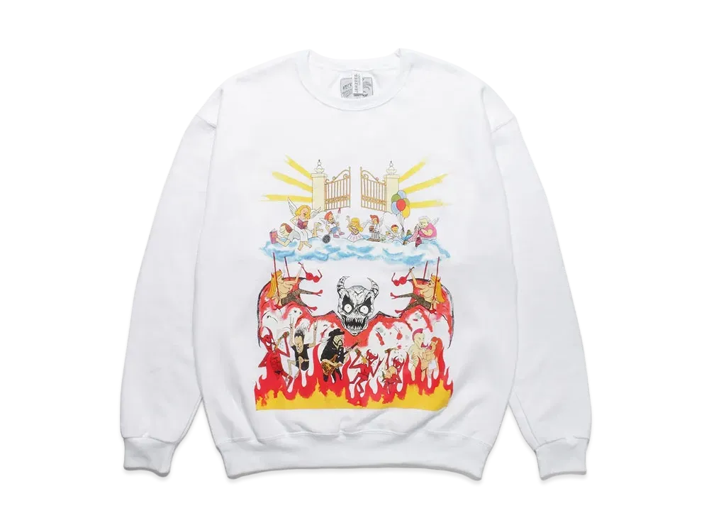 WACKO MARIA NECKFACE / Sweat Shirt "White"