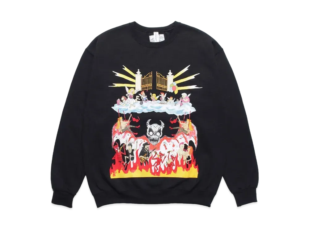 WACKO MARIA NECKFACE / Sweat Shirt "Black"