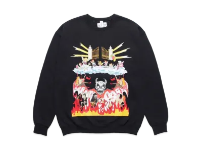 WACKO MARIA NECKFACE / Sweat Shirt "Black"
