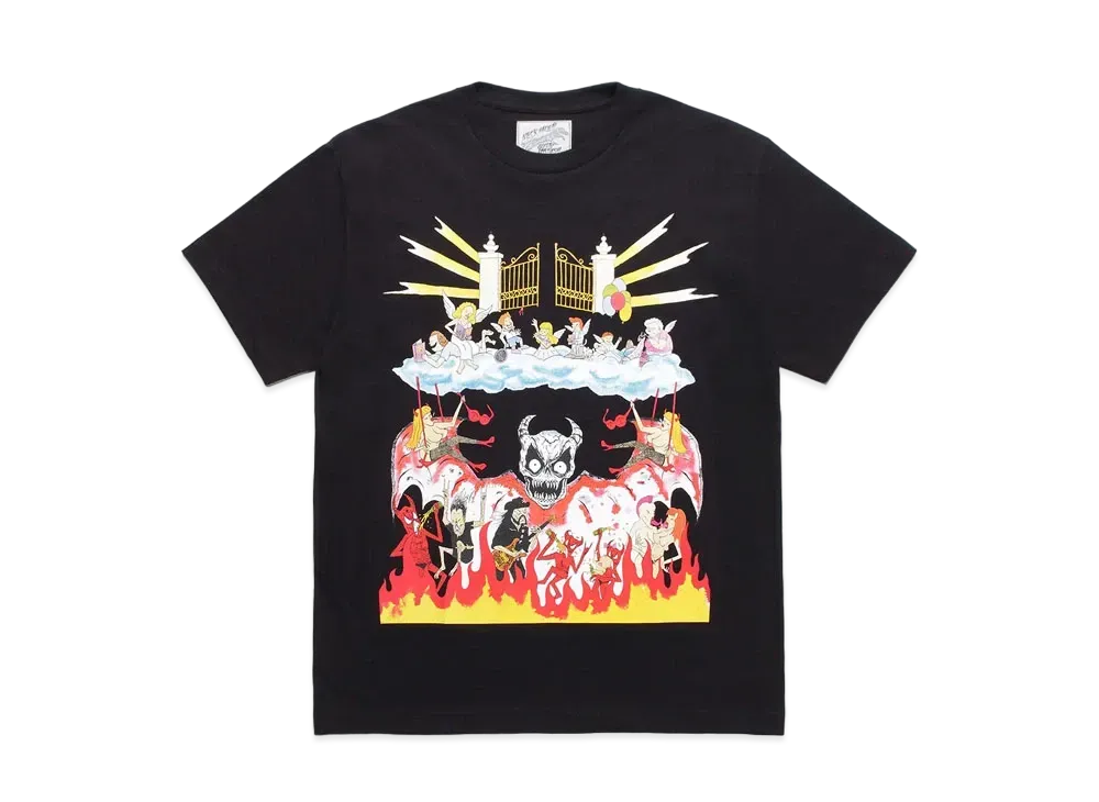 WACKO MARIA NECKFACE / Crew Neck T-Shirt "Black"