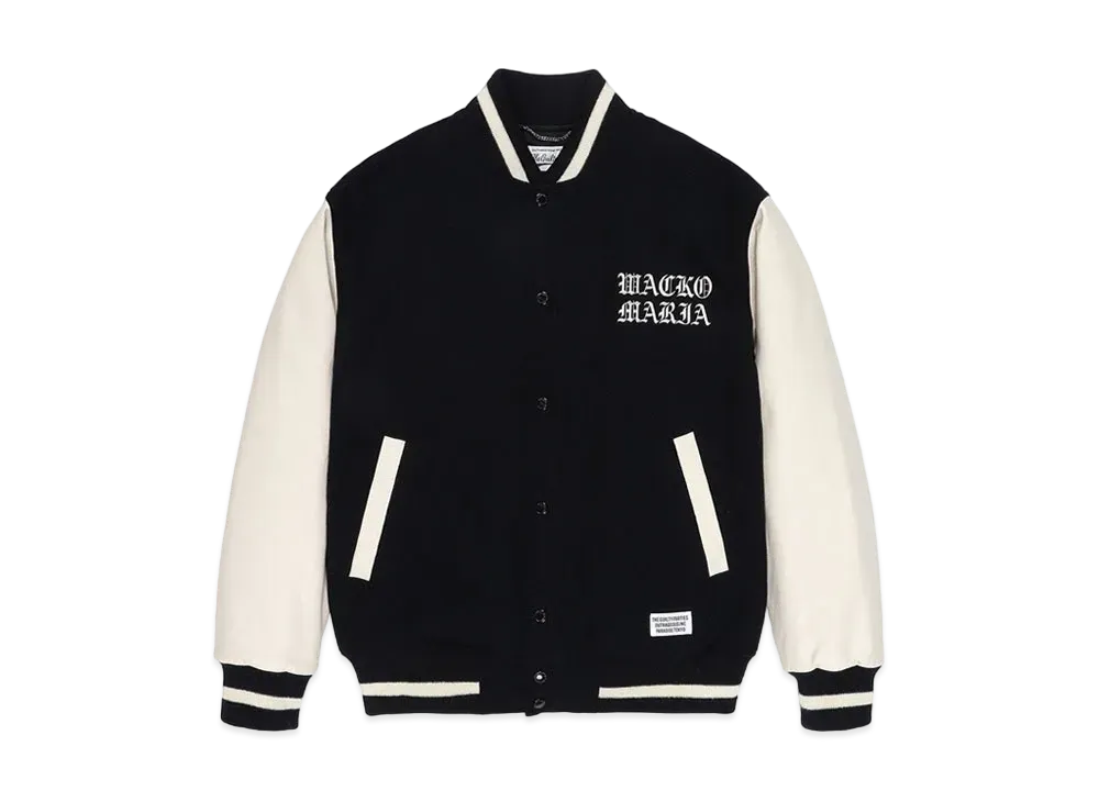 WACKO MARIA Varsity Jacket "Black"