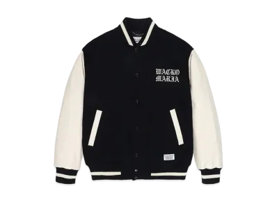 WACKO MARIA Varsity Jacket "Black"