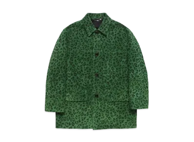 WACKO MARIA Suede Leather Car Coat "Green"