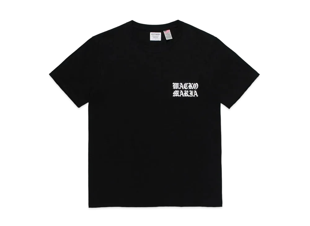 WACKO MARIA Us Fabric Crew Neck T-Shirt #1 "Black"