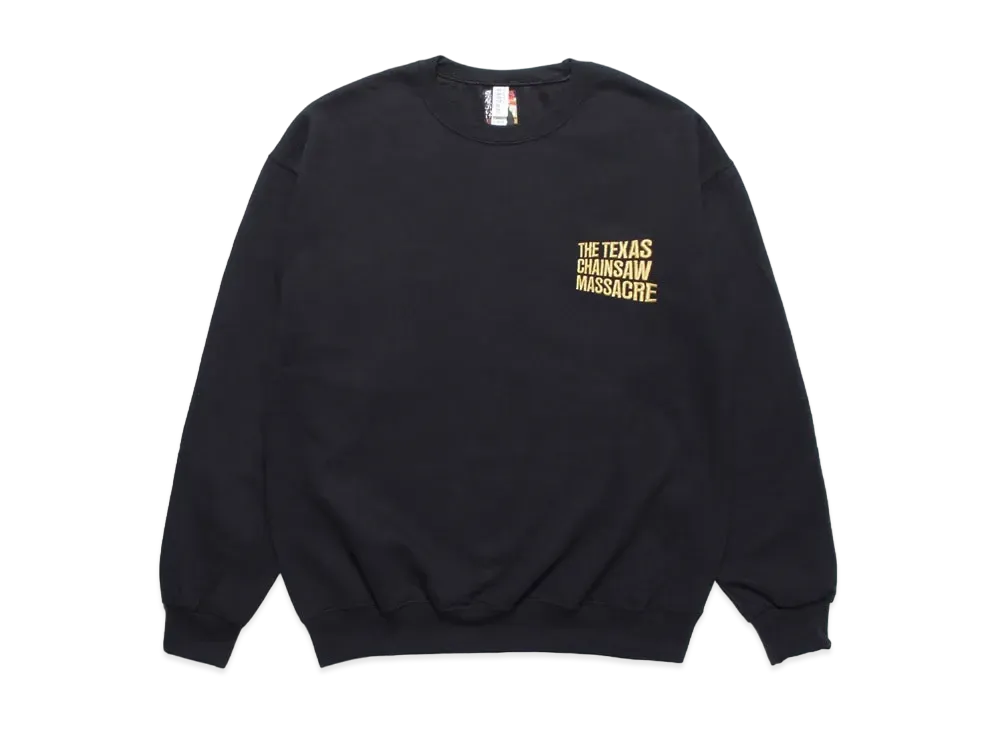 WACKO MARIA The Texas Chainsaw Massacre / Sweat Shirt "Black Gold"