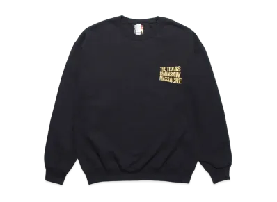 WACKO MARIA The Texas Chainsaw Massacre / Sweat Shirt "Black Gold"