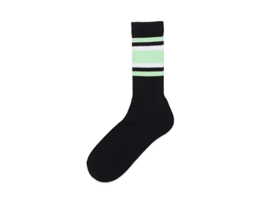 WACKO MARIA Sports Socks "Black Mint"
