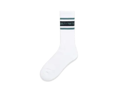 WACKO MARIA Sports Socks "White Blue"