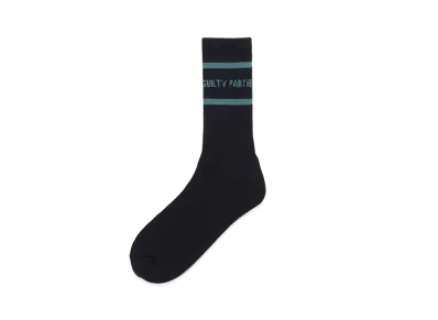 WACKO MARIA Sports Socks "Black Blue"