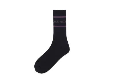 WACKO MARIA Sports Socks "Black Purple"