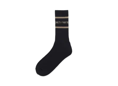 WACKO MARIA Sports Socks "Black Beige"