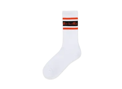 WACKO MARIA Logo Jacquard Socks "Orange"