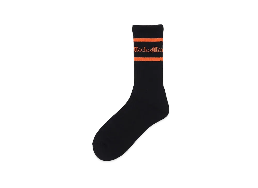 WACKO MARIA Logo Jacquard Socks "Orange"