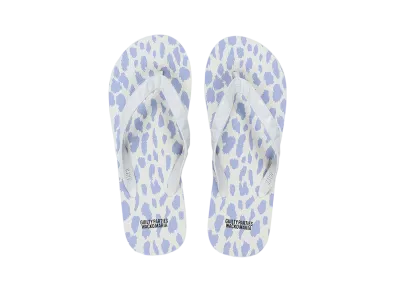 WACKO MARIA Hayn / Leopard Beach Sandals "Purple"