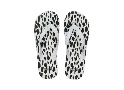 WACKO MARIA Hayn / Leopard Beach Sandals "Black"