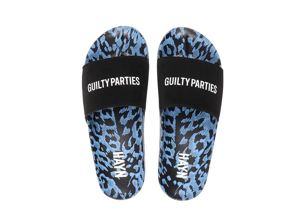 WACKO MARIA Hayn / Leopard Shower Sandals "Blue"