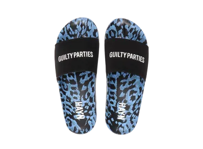 WACKO MARIA Hayn / Leopard Shower Sandals "Blue"