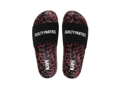 WACKO MARIA Hayn / Leopard Shower Sandals "Brown"