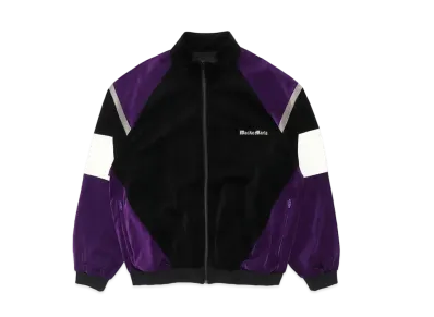 WACKO MARIA Velveteen Track Jacket "Black/Purple"