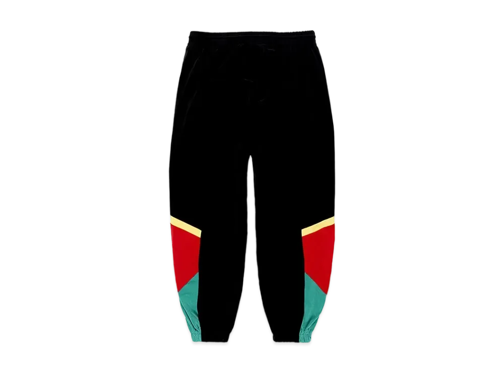 WACKO MARIA Velveteen Track Pants "Black/Green"