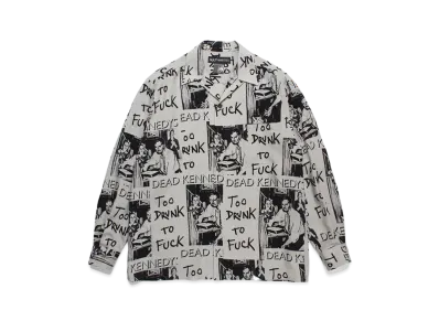 WACKO MARIA x DEAD KENNEDYS / Hawaiian Shirt Type-2 "Gray"
