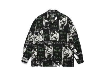 WACKO MARIA x DEAD KENNEDYS / Hawaiian Shirt Type-2 "Black"