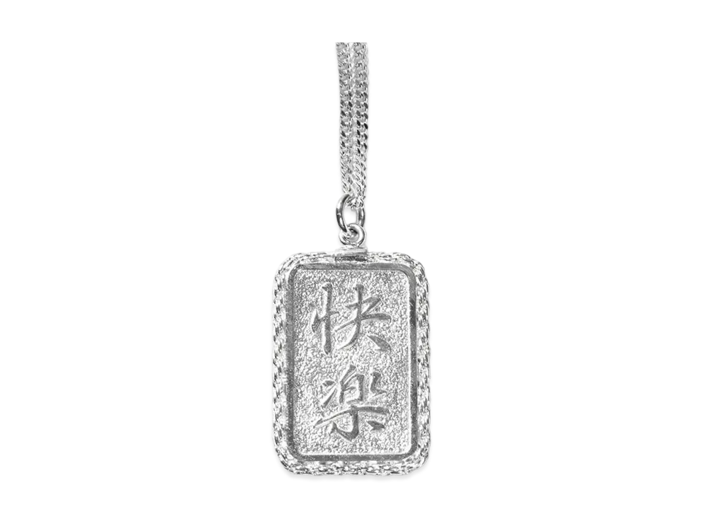 WACKO MARIA Plate Necklace "Silver"