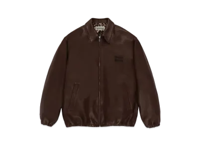 WACKO MARIA Leather Jacket "Brown"