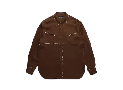 WACKO MARIA Western Shirt "Brown"