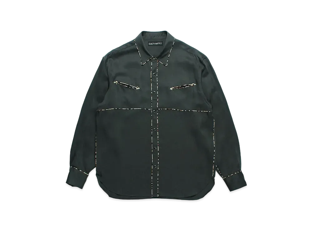 WACKO MARIA Western Shirt "Green"