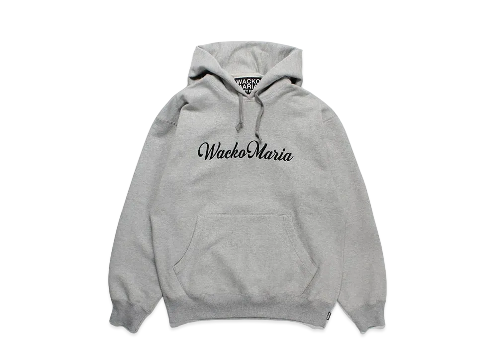 WACKO MARIA Heavy Weight Pull Over Hooded Sweat Shirt "Gray"